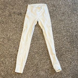 White Lululemon size 2 leggings